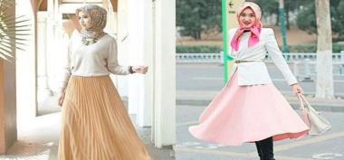 Ide Outfit Hijab Untuk Wanita Bertubuh Mungil Supaya Kelihatan Lebih Tinggi